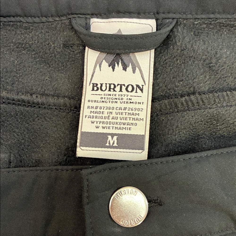 Burton Ivy Under-Boot Pant, Women’s Medium, Black. Ski/snow pant, fleece-lined - Picture 3 of 11